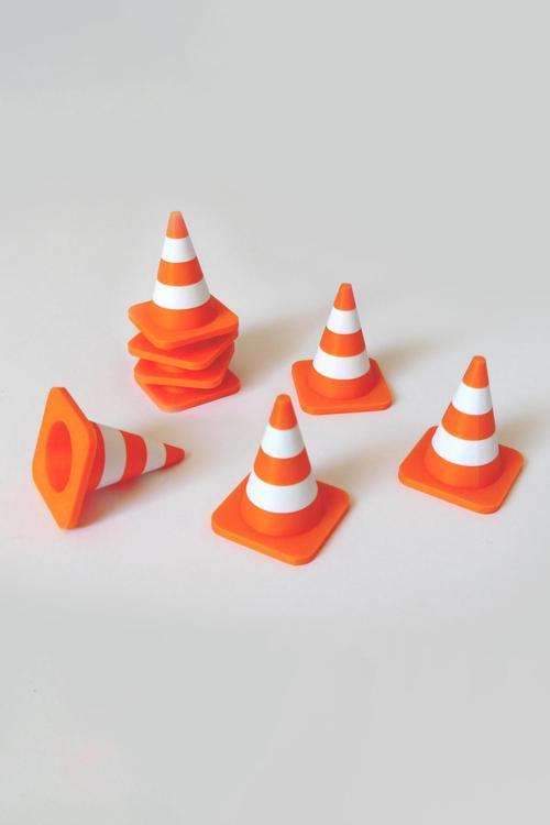 Mini Trafik Konisi 8’Li Set - Bioplastik