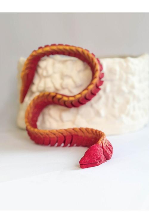 Yılan Balığı Figürü - Oynar Eklemli - Eddie Eel - Bioplastik