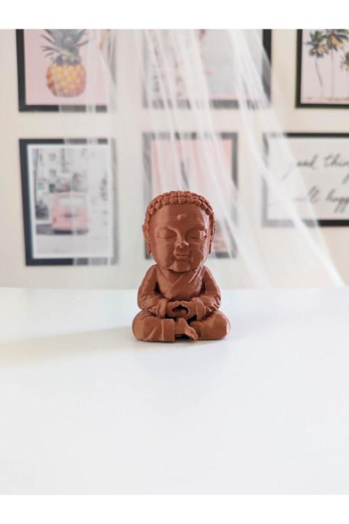 Minyatür Buda Heykeli - Bilgelik - Sabiduria - Bioplastik