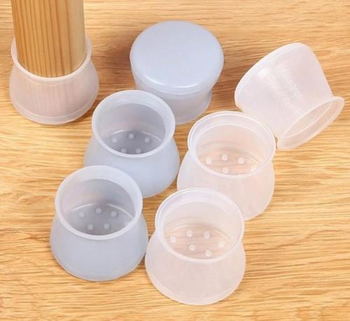 Masa ve Sandalye Ayak Koruyucu Silikon 12 Adet (2818)