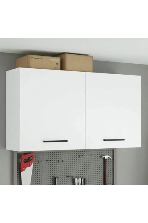 Fin Mutfak Üst Modül 120 cm Beyaz-Çok Amaçlı Dolap