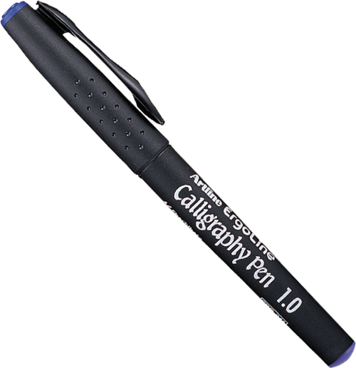 Erg-241 Calligraphy Pen Kaligrafi Kalemi Ergoline 1.0 Mm Mavi (12 Li Kutu)