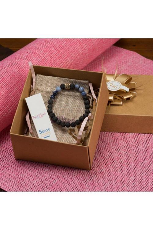 5Th Key Men Hediye Kutusu | Söz Kapısı Aromaterapi Yağı Ve Bileklik