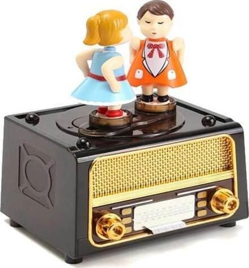 Radyo Müzikli Müzik Kutusu Kurmalı Dekoratif Hediyelik