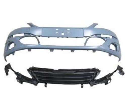 2015-2017 Peugeot 308 Ön Tampon Siyah (Üst Panjurlu/Sensör Deliksiz/Far Yıkamasız Actıve Model(Tyg) 