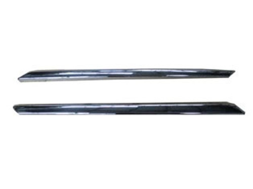 Renault Megane- 3- Hb- 14/15; Ön Panjur Üst Nikelaj Çıtası 2 Parça (Set)(Tyg) (Oem No: 620727134R)