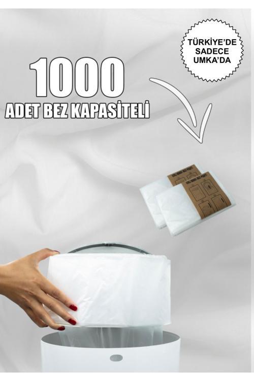15/16Lt Uyumlu Yerli Malı Muadil Çöp Poşeti - 2 Paket - 1000 Adet Bebek Bezi Kapasitesi