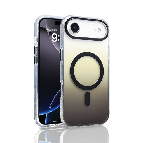 iPhone 17 Air Kılıf M-safe Şarj Özellikli Transparan Renk Geçişli Toros Kılıf