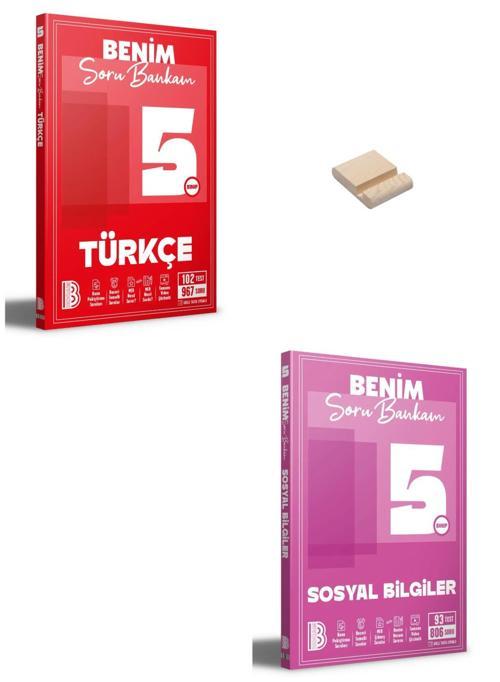 5. Sınıf Benim Soru Bankam Türkçe ve Sosyal Bilgiler + Telefon Standı