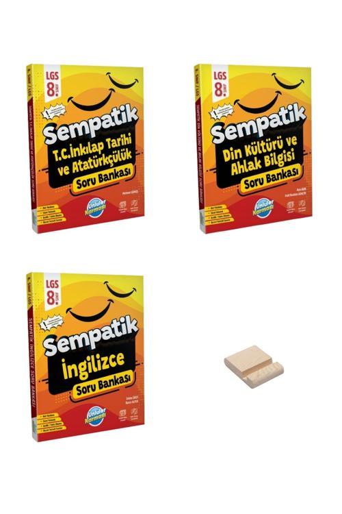 LGS 8. Sınıf Sempatik İnkılap Din ve İngilizce Soru Bankası 3lü Set
