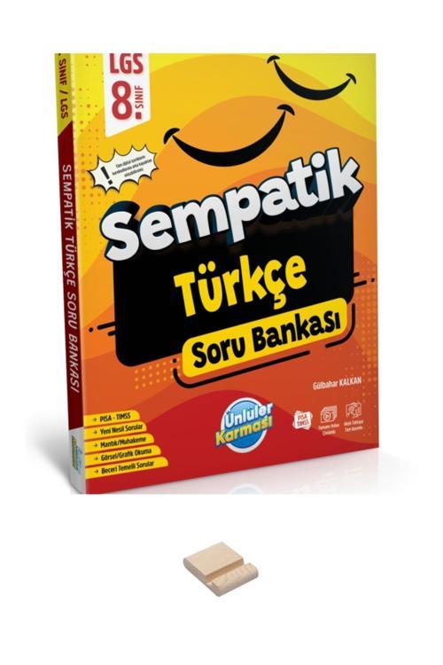 LGS 8. Sınıf Sempatik Türkçe Soru Bankası ve Telefon Standı