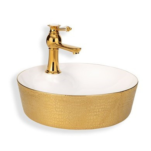 TEZGAHÜSTÜ LAVABO E-5001A (ALTIN)