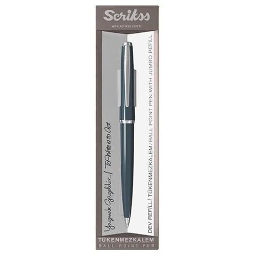 Basmalı Tükenmez Kalem Kutulu Dışı Mavi