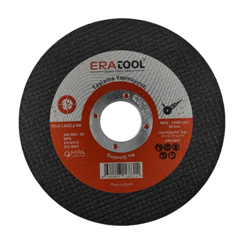 Eratool ERA16831 115mm Inox Metal Kesme Taşı (25'Li Paket)