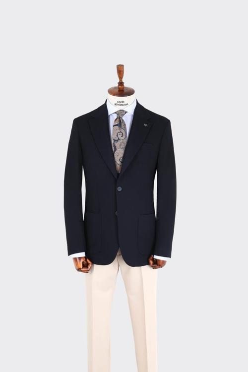 Kırlangıç Yaka Erkek Ceket-KAX5531S