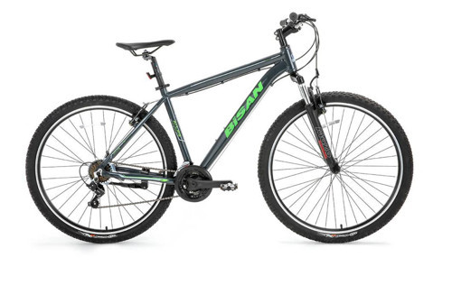 Atlas 27.5 V Fren 48Cm Parlak Gri Yeşil Mtb Dağ Bisikleti