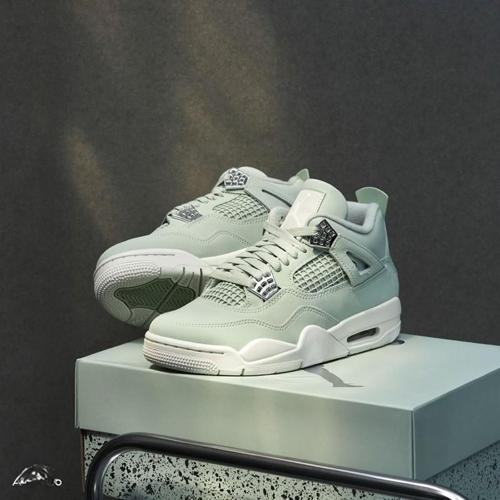 AİR JORDAN 4 RETRO 'SEAFOAM' BASKETBOL AYAKKABISI-SPORTXOUTLET