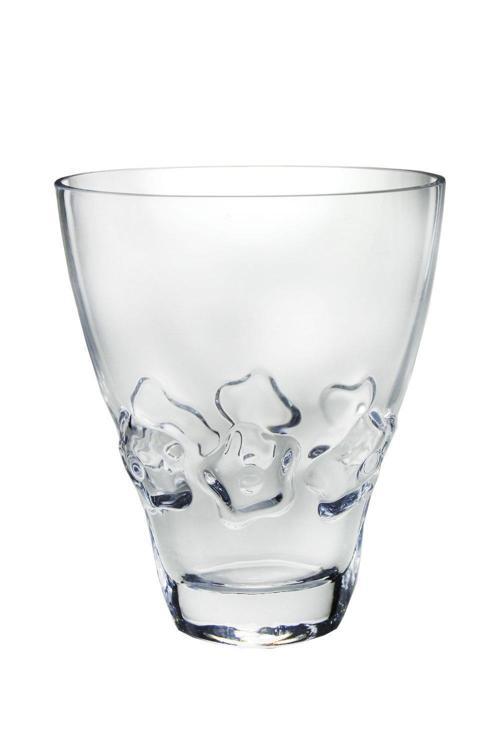 El İmalatı Kristal  Çiçek Dekor Vazo 13291