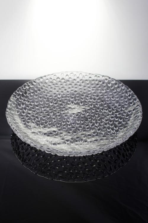 Denizlicam El İmalatı Kristal Damla Desenli Tabak 1 Adet 205027 24133