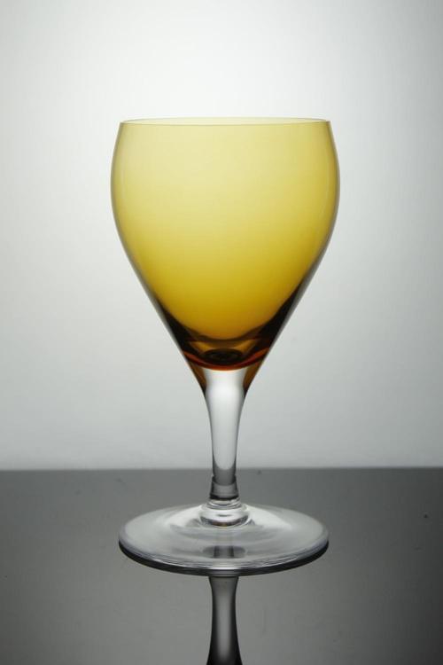 Denizli Cam El İmalatı Amber Kristal Şampanya Kadehi 1 Adet 1008151 31542 (ÜRÜN ADET SATILMAKTADIR)