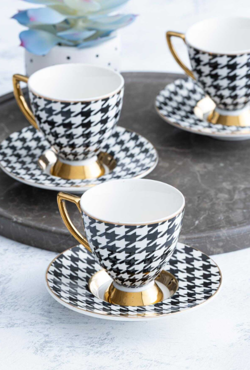 Destiny 6 Kişilik Kahve Fincanı Takımı - 90 ml