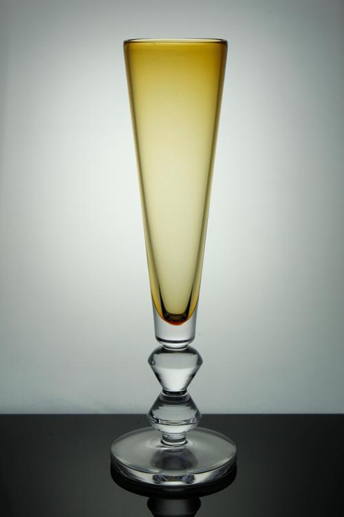 Denizli Cam El İmalatı Amber Vazo 1 Adet 189136 11210 (ÜRÜN ADET SATILMAKTADIR)