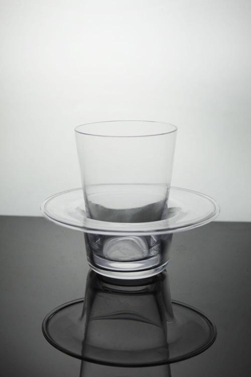 El İmalatı Kristal Tabağı Geçmeli Çay Bardağı 1 Adet  91227