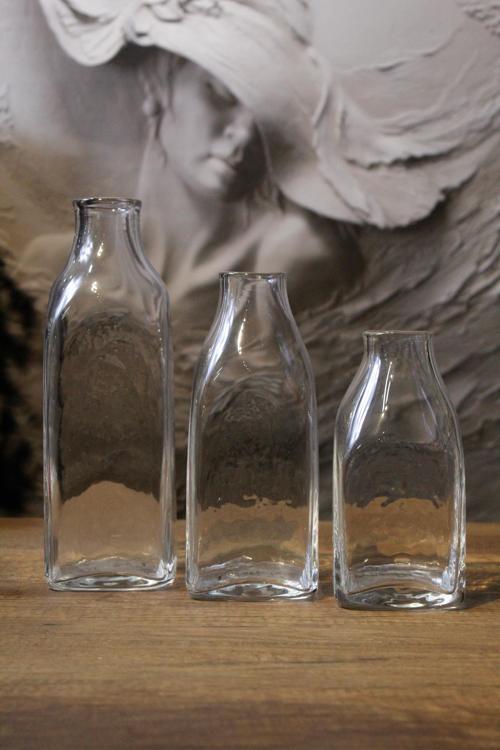 El İmalatı Kristal 3 Lü Vazo Takımı 91086