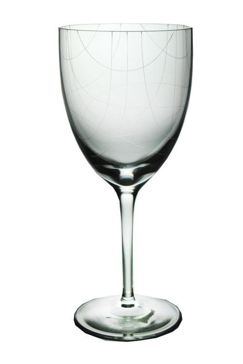 El İmalatı Çizgi Desen Kristal Şarap Kadehi 1 Adet 11883