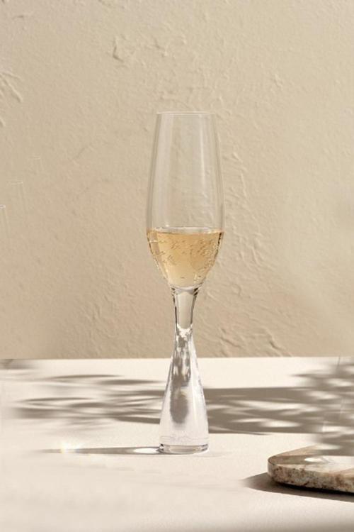 Nude Logolu 2 li Kristal Şampanya Kadehi 31902