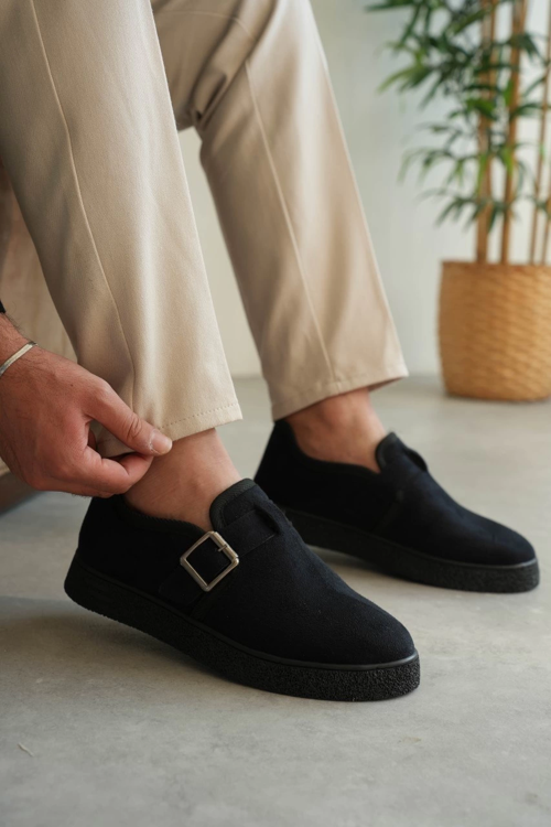 KB-KX1 Kuback Lacivert Kürklü Günlük Erkek Ayakkabı