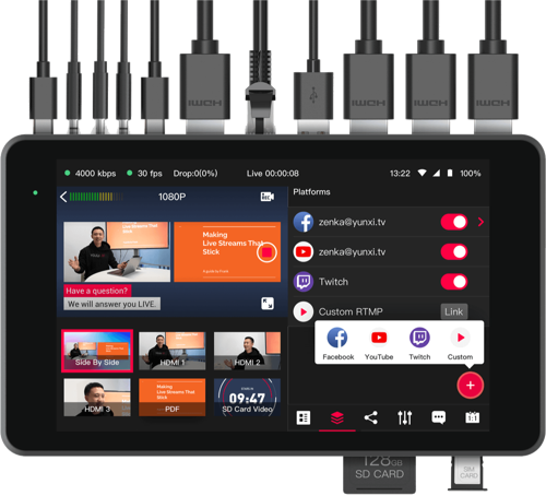 YoloBox Pro Taşınabilir Canlı Yayın Stüdyosu