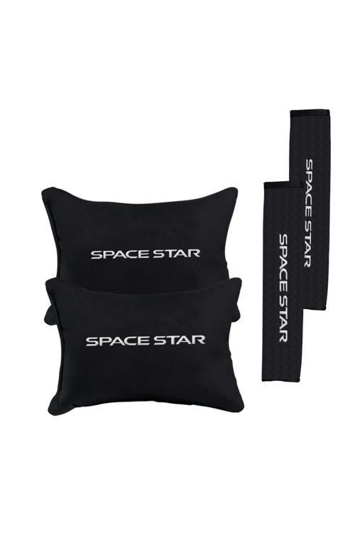 Mitsubishi Space Star Nakışlı Oto Yastık Seti