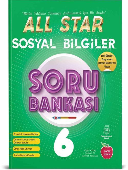 Newton Yayınları 6. Sınıf Sosyal Bilgiler All Star Soru Bankası Yeni Maarif
