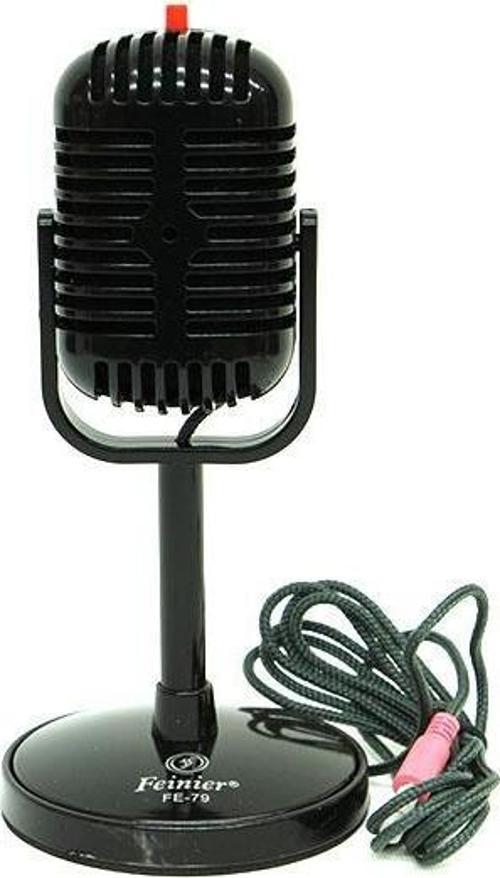 Mikrofon Siyah Karaoke Speaker Hediyelik