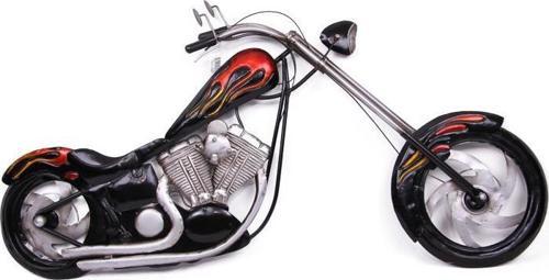 Motorsiklet Pano Vintage Dekoratif Ev Ofis Hediyelik