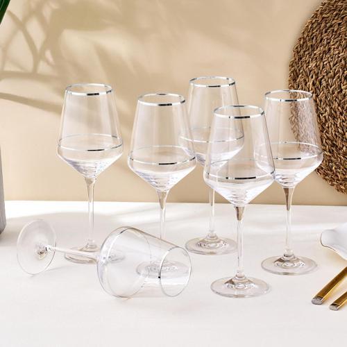 Dolce Vita 6'lı Kadeh Çift Platin 390 cc