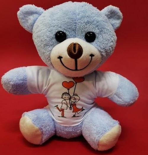 Mutlu Sevgililer Temalı Tişörtlü Ayıcık