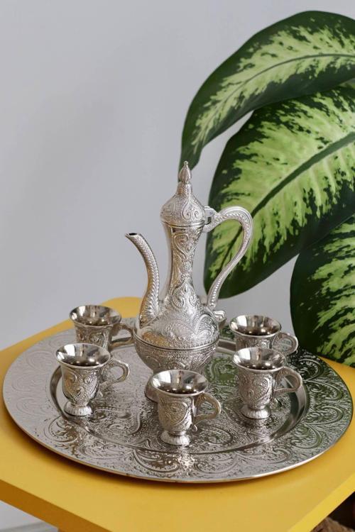 Payitaht 8 Parça Zemzem Takımı Gümüş Renk