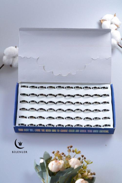 Moda Göre Renk Değiştiren Yüzük – 60'lı Karışık Ölçü Kutu