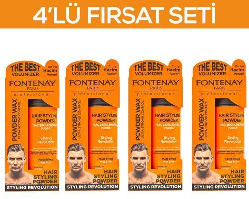 Saç Şekillendirici Pudra Toz Wax Ultra Strong 20gr X4 4'LÜ WAX SET