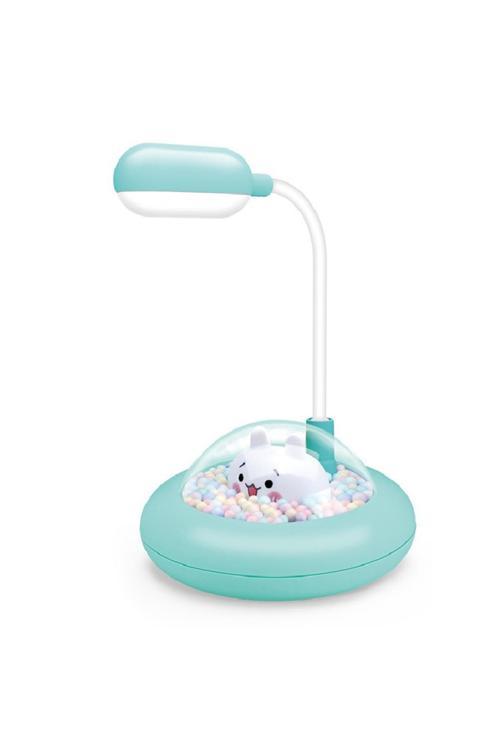 Top Havuzunda Kitty Figür Led Şarjlı Masa Lambası