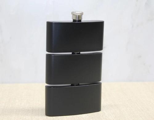 MDB 3 Katlı Paslanmaz Çelik Matara Siyah Renk