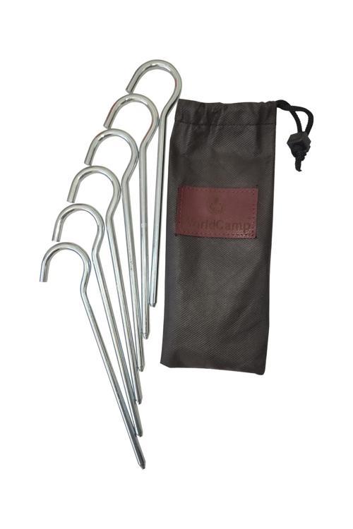 Çadır Tarp Kazığı 8Mm 25Cm Galvanizli 6 Adet