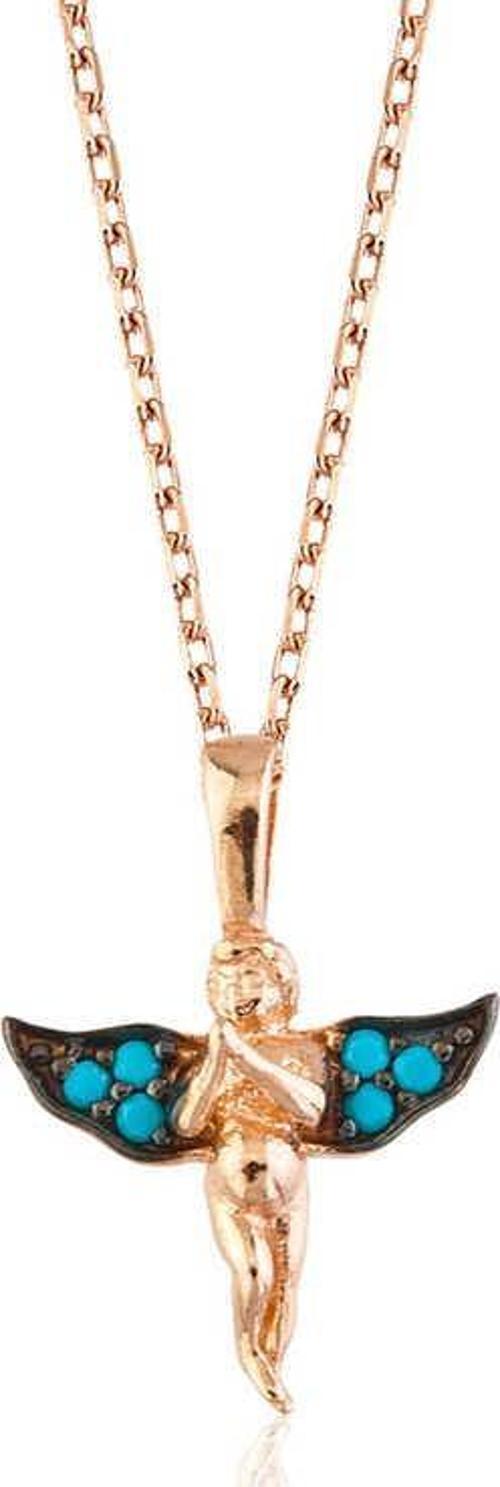 925 Ayar Gümüş Melek Gümüş Kolye