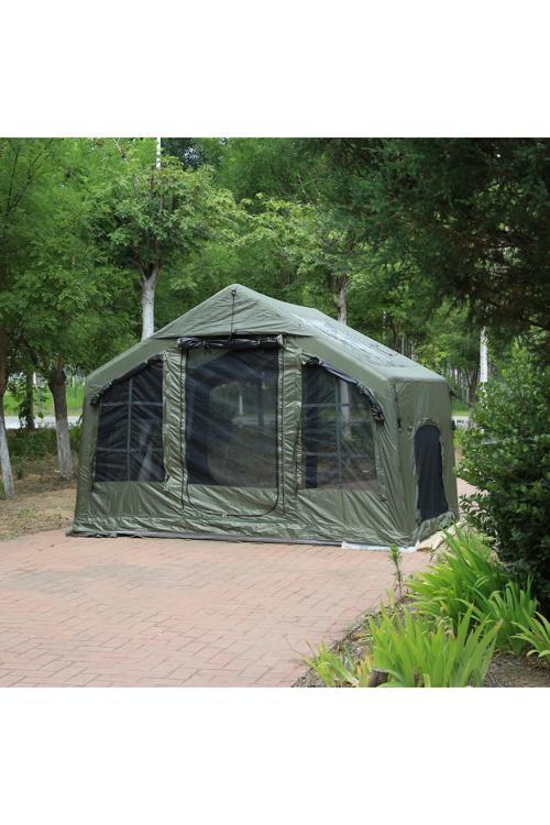 Galaksi Serisi | 8 M² Şişme Kamp Çadırı – 4 Mevsim – Geniş & Şeffaf Tavanlı – 315X250X220 Cm