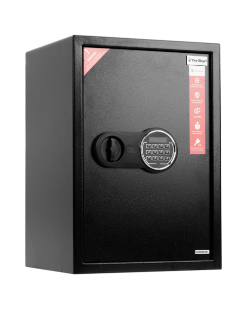 Çelik Dijital Elektronik Şifreli Ve 2 Anahtarlı Para Değerli Eşya Ofis Ev Otel Kasası - 50DSE