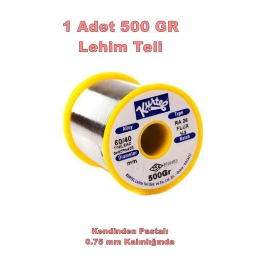 500 gr Makara 60/40 0.75 mm Lehim Teli (Pastalı)