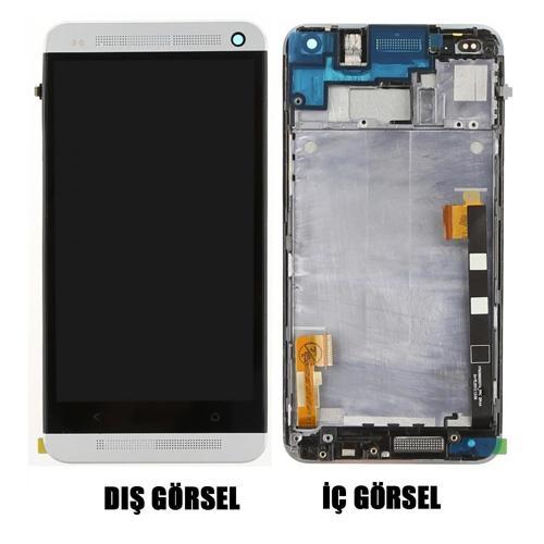 Teknonet HTC One M7 Uyumlu Org Lcd+Dokunmatik+Çıtalı VR-4657