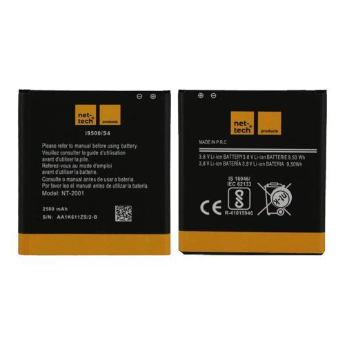 Teknonet Samsung Galaxy i9500 S4 Uyumlu Nettech NT-2001 2500 MAh Batarya NT-32424